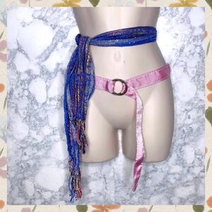 Y2K Multi Use Scarf Hair Scarf Headband + Belt Women’s Juniors Children’s